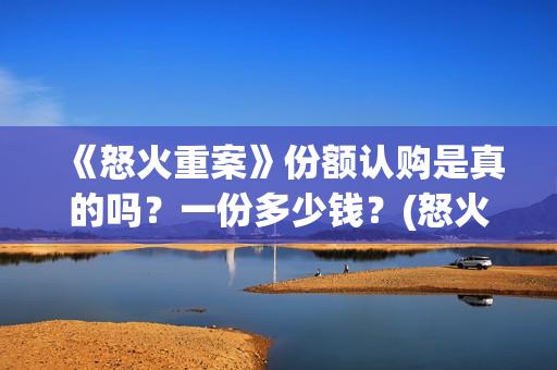 《怒火重案》份额认购是真的吗？一份多少钱？(怒火重案片断)