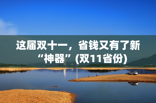 这届双十一，省钱又有了新“神器”(双11省份)