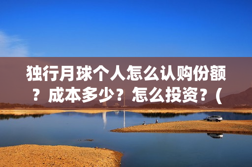 独行月球个人怎么认购份额？成本多少？怎么投资？(独行月球结局什么意思)