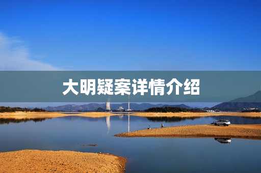 大明疑案详情介绍