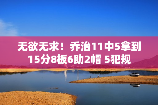 无欲无求！乔治11中5拿到15分8板6助2帽 5犯规