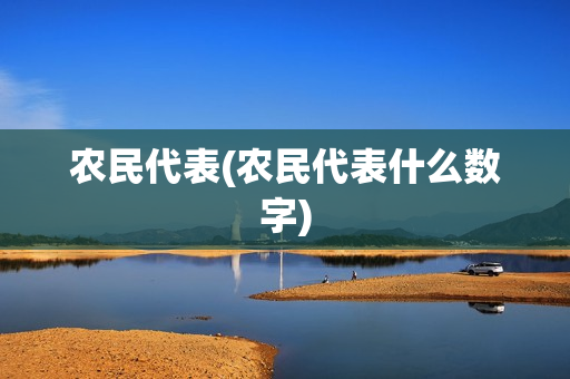 农民代表(农民代表什么数字)