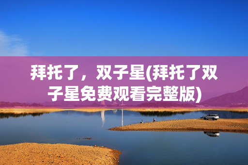 拜托了，双子星(拜托了双子星免费观看完整版)