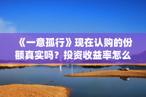 《一意孤行》现在认购的份额真实吗？投资收益率怎么样？ 怎么投资？(一意孤行到底是对还是错)