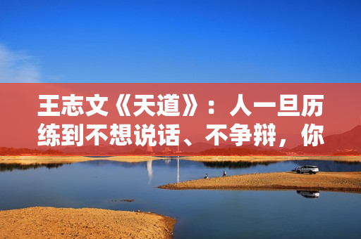 王志文《天道》：人一旦历练到不想说话、不争辩，你就悟透了人性