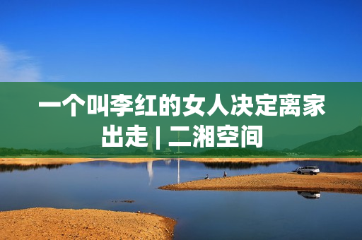 一个叫李红的女人决定离家出走 | 二湘空间