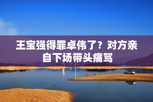 王宝强得罪卓伟了？对方亲自下场带头痛骂