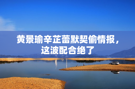 黄景瑜辛芷蕾默契偷情报，这波配合绝了