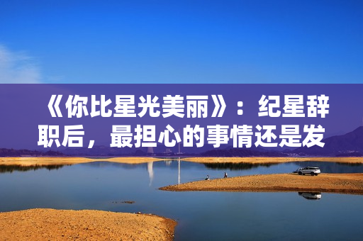 《你比星光美丽》：纪星辞职后，最担心的事情还是发生了！