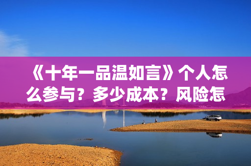 《十年一品温如言》个人怎么参与？多少成本？风险怎么避免？(十年一品温如言在线阅读)