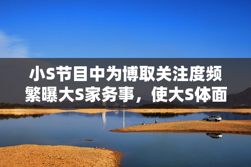 小S节目中为博取关注度频繁曝大S家务事，使大S体面人设崩塌