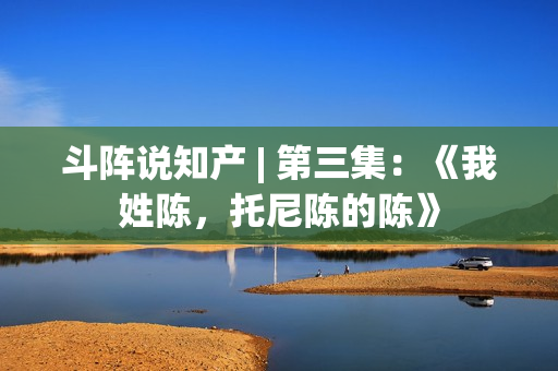 斗阵说知产 | 第三集：《我姓陈，托尼陈的陈》