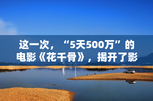 这一次，“5天500万”的电影《花千骨》，揭开了影视圈的遮羞布！