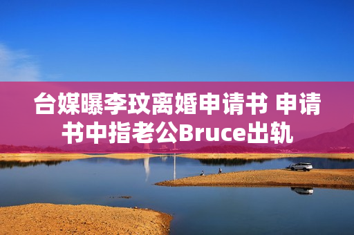 台媒曝李玟离婚申请书 申请书中指老公Bruce出轨