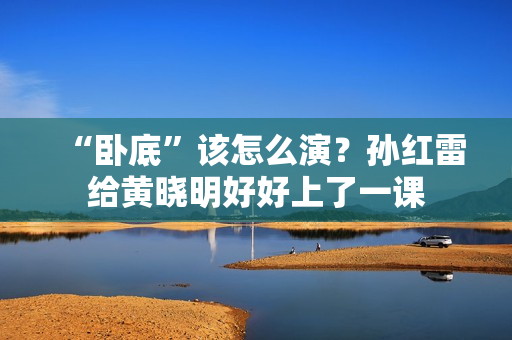 “卧底”该怎么演？孙红雷给黄晓明好好上了一课