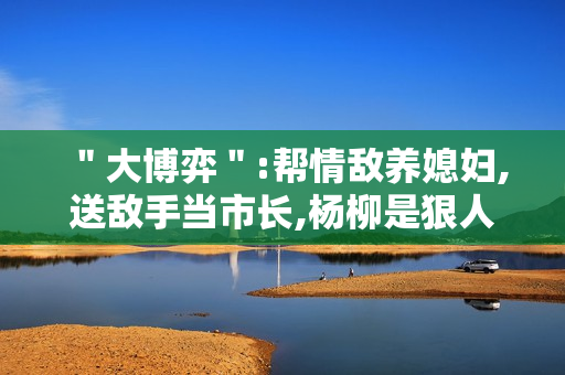 ＂大博弈＂:帮情敌养媳妇,送敌手当市长,杨柳是狠人
