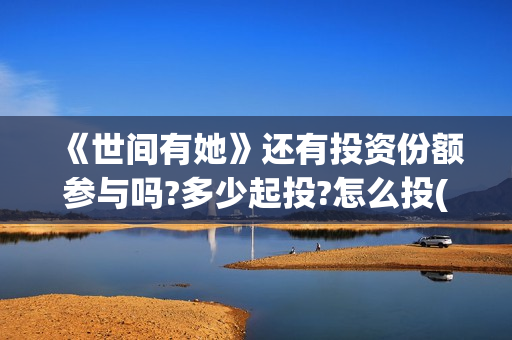 《世间有她》还有投资份额参与吗?多少起投?怎么投(世间有她讲的是什么)