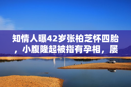 知情人曝42岁张柏芝怀四胎，小腹隆起被指有孕相，屡次称想要女儿