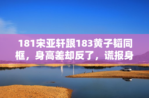 181宋亚轩跟183黄子韬同框，身高差却反了，谎报身高可纰谬