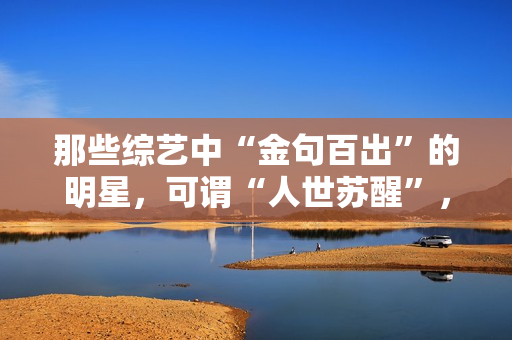 那些综艺中“金句百出”的明星，可谓“人世苏醒”，谁的发声最冷艳？