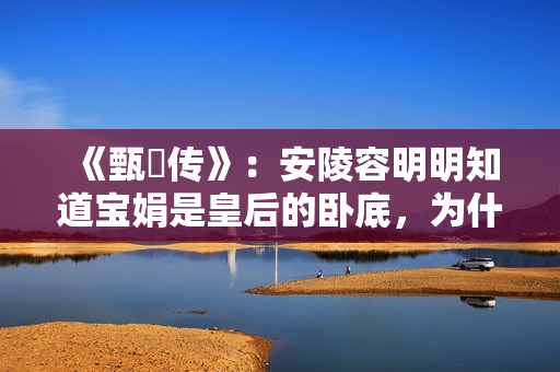 《甄嬛传》：安陵容明明知道宝娟是皇后的卧底，为什么不揭露？