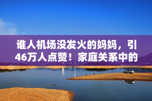 谁人机场没发火的妈妈，引46万人点赞！家庭关系中的松弛感，究竟有多难？