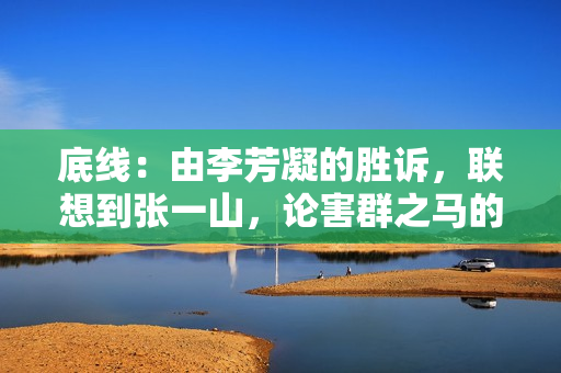 底线：由李芳凝的胜诉，联想到张一山，论害群之马的风险！