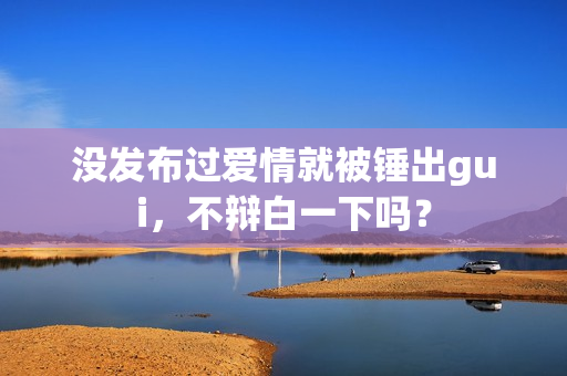 没发布过爱情就被锤出gui，不辩白一下吗？