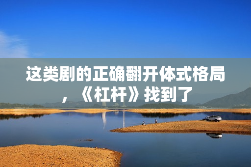 这类剧的正确翻开体式格局，《杠杆》找到了