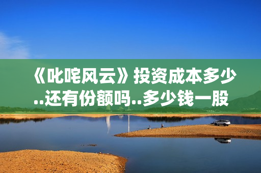《叱咤风云》投资成本多少..还有份额吗..多少钱一股？(叱咤风云 cha)