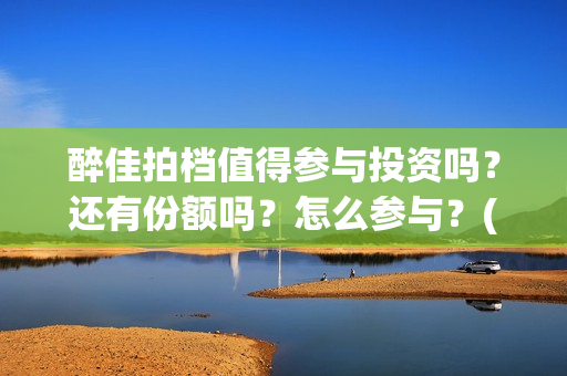 醉佳拍档值得参与投资吗？还有份额吗？怎么参与？(醉+拍档在线观看)
