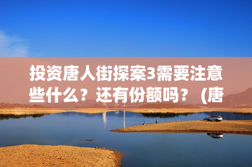 投资唐人街探案3需要注意些什么？还有份额吗？ (唐人街探案1投资公司)