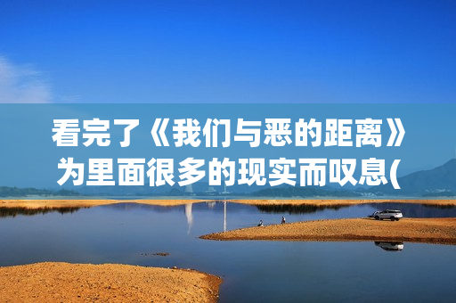 看完了《我们与恶的距离》为里面很多的现实而叹息(我们和我们)