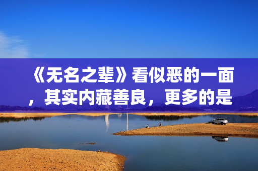 《无名之辈》看似恶的一面，其实内藏善良，更多的是表面(无名之辈哪部电视剧)