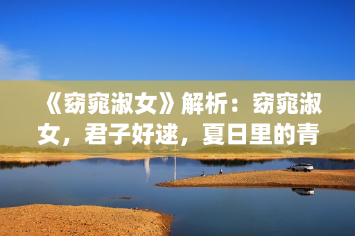 《窈窕淑女》解析：窈窕淑女，君子好逑，夏日里的青春活力(窈窕淑女讲解)