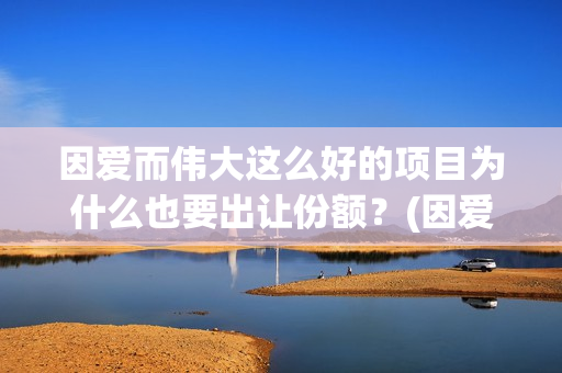 因爱而伟大这么好的项目为什么也要出让份额？(因爱而伟大电影编剧是谁)