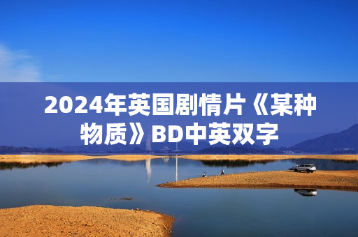 2024年英国剧情片《某种物质》BD中英双字