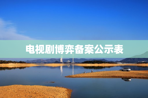 电视剧博弈备案公示表