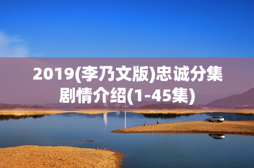 2019(李乃文版)忠诚分集剧情介绍(1-45集)