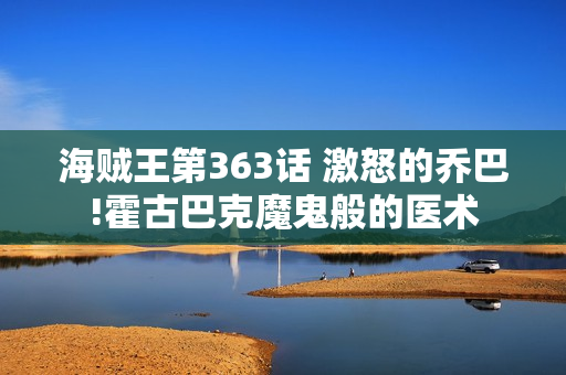 海贼王第363话 激怒的乔巴!霍古巴克魔鬼般的医术