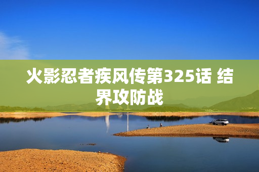 火影忍者疾风传第325话 结界攻防战
