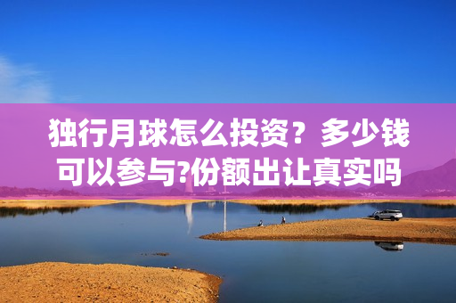 独行月球怎么投资？多少钱可以参与?份额出让真实吗?(独行月球投资成本)
