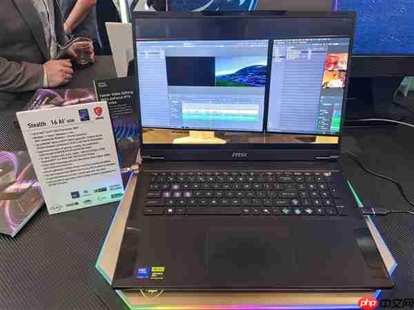 不足2kg的RTX 5090轻薄旗舰全能本！微星发布绝影16 AI+笔记本