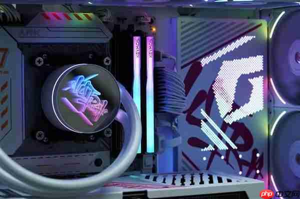 光影绚丽！KEYMOS科摩思赤霄白帝DDR5内存16GBx2 6000MHz图赏