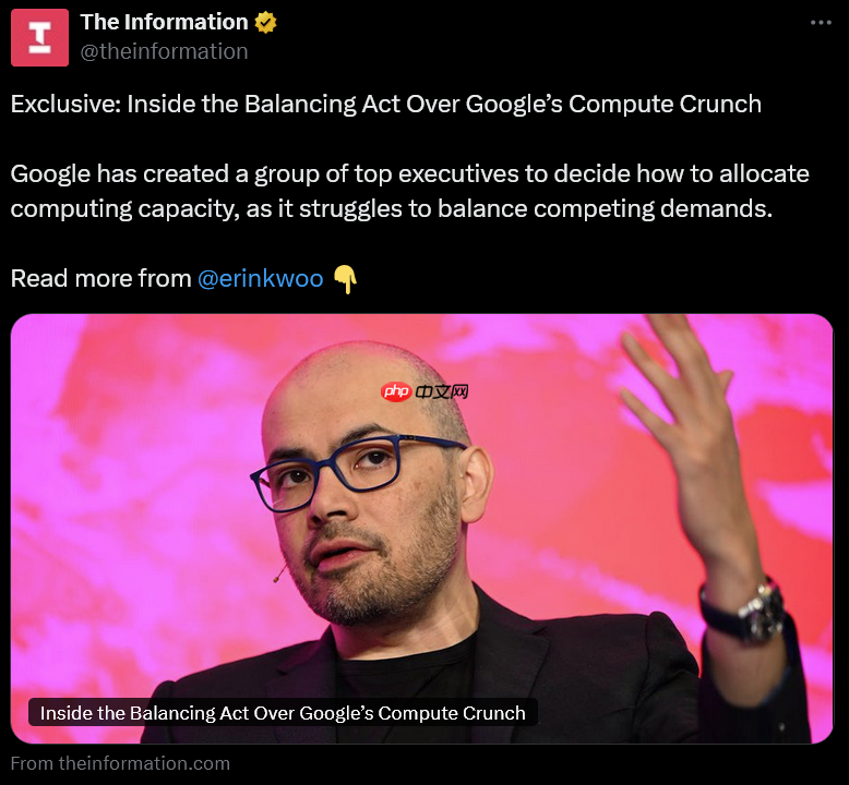 谷歌成立算力分配委员会，应对内部资源短缺