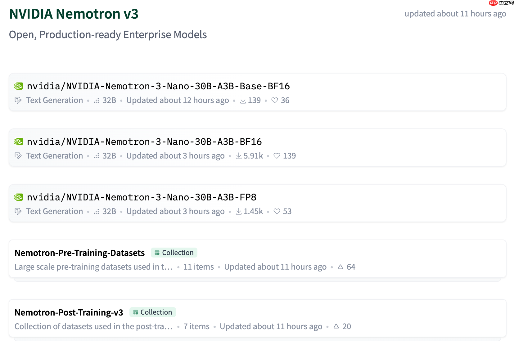 英伟达发布 Nemotron 3 系列开放模型