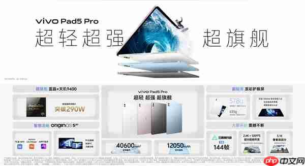 vivo Pad5 Pro柔光版12月15日发布：3.1K柔光屏+天玑9400