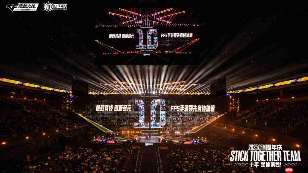 电竞赛事累计观看人次超10亿，2025CF手游十周年盛典暨CFML秋季赛S18总决赛收官