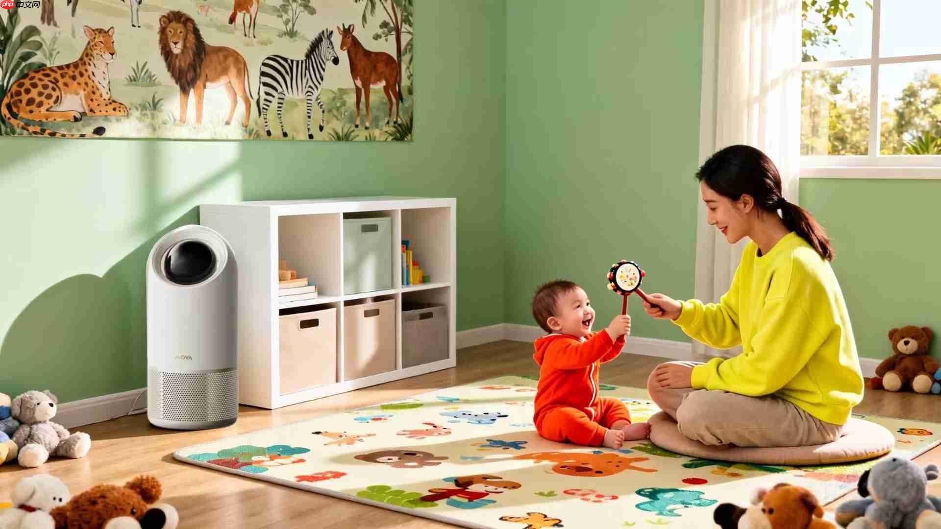 四重守护，定向净流：MOVAStellar X10净化器让母爱更安心