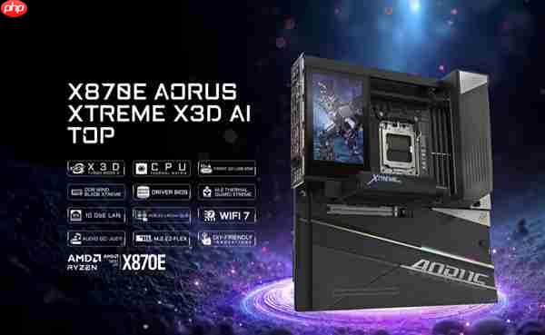 硬核玩家的性能旗舰之选技嘉X870E AORUS XTREME X3D AI TOP主板重磅亮相